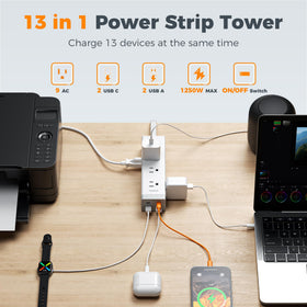 TESSAN flat plug angle detail keeps adjacent sockets free and saves space