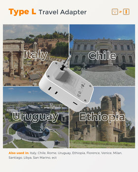 TESSAN USB ports support fast charging for phones and tablets