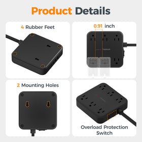 TESSAN in home office setup powering laptop, phone, and accessories