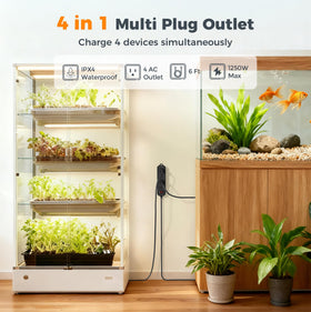 TESSAN four-outlet unit supports up to 1250W for outdoor devices
