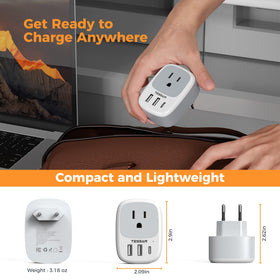TESSAN boxed and ready in suitcase highlighting portability for travelers