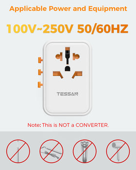 TESSAN safety label and fuse compartment highlighting protective features