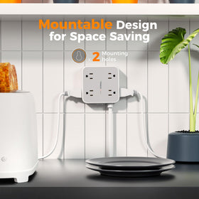 TESSAN beside smartphone to show size and 5ft cord scale for flexible placement