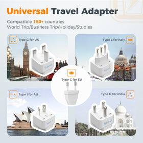 TESSAN next to passport to show compact travel-sized convenience