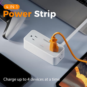 TESSAN surge-protector 900J protection guards electronics from spikes.