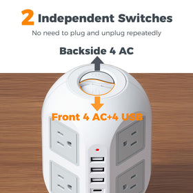 TESSAN top switches and USB cluster visible, easy on/off control for safety