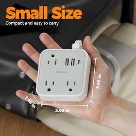 TESSAN travel-ready packaging highlights compact cruise-friendly design.