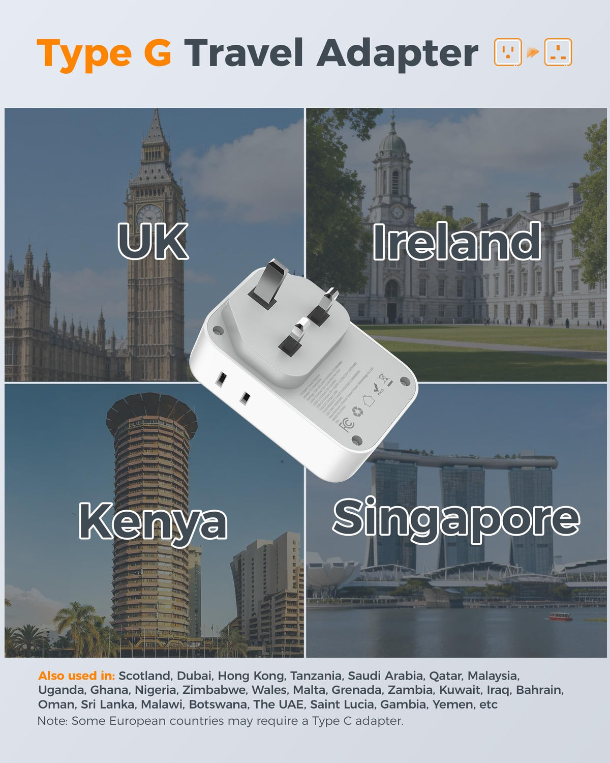 TESSAN USB-C PD 20W port enables fast charging on the go