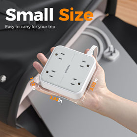 TESSAN widely spaced outlets fit large plugs without blocking others