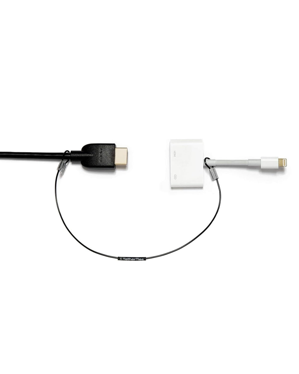 TetherTies durable cable lock secures tools and dongles with strong protection.