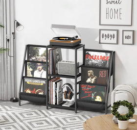 Tewinko multifunctional record holder supports magazines and more