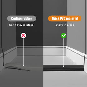 TFMUZERT flexible cover lays flat after setup for tidy rooms
