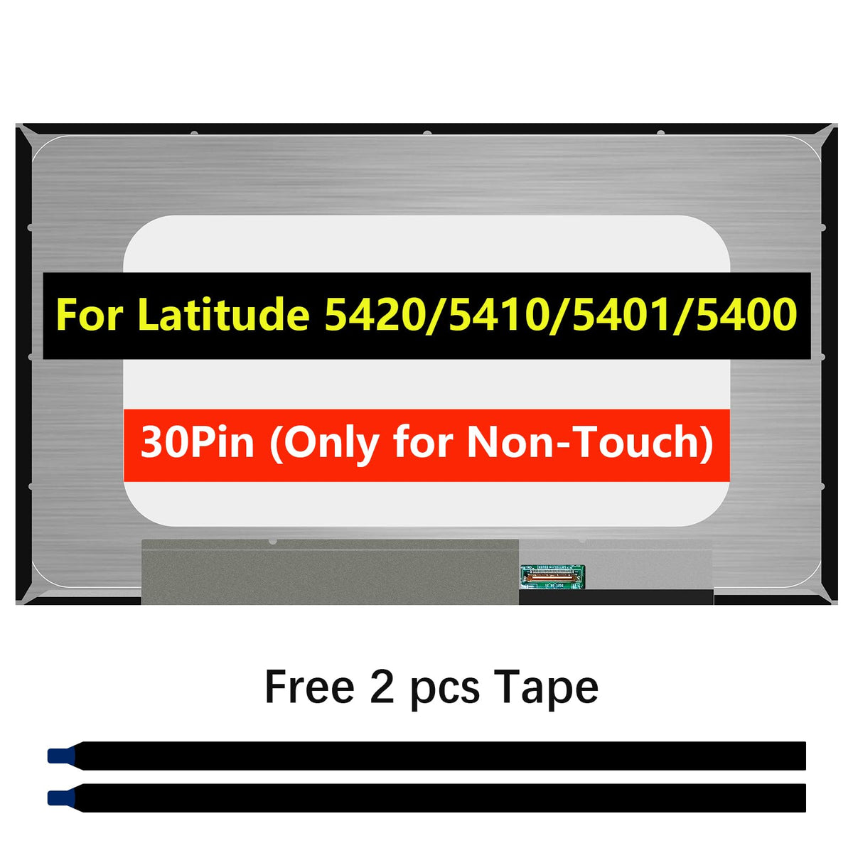 TFTcenter 30-pin non-touch LCD panel for Dell Latitude ensures easy compatibility.