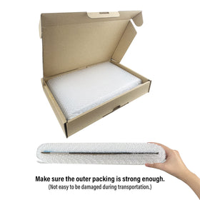 Display is securely packaged to prevent damage