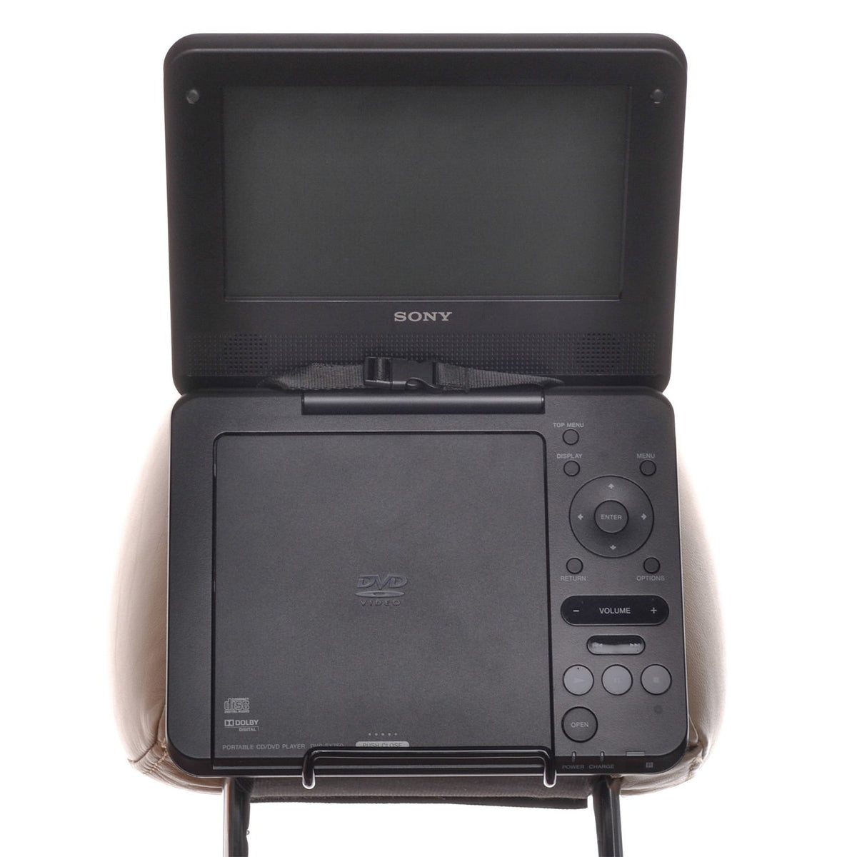 TFY portable DVD player compatibility works with standard models on road trips.