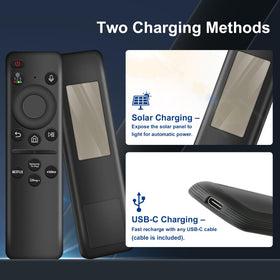 TGHCP remote with USB-C charging for fast power when needed.
