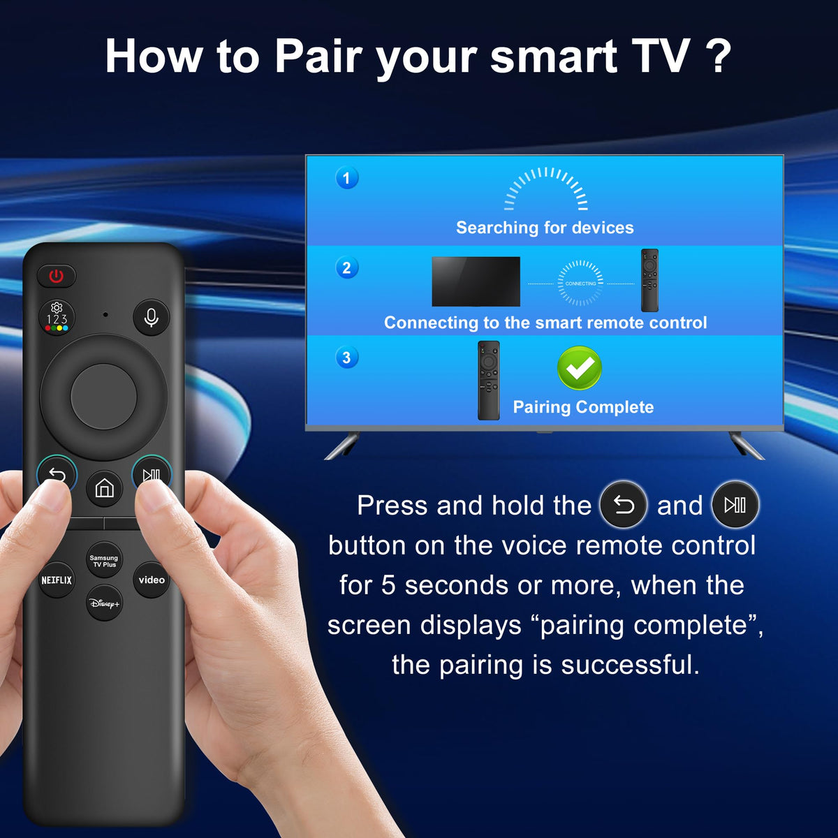 TGHCP remote supports a wide range of Samsung models.