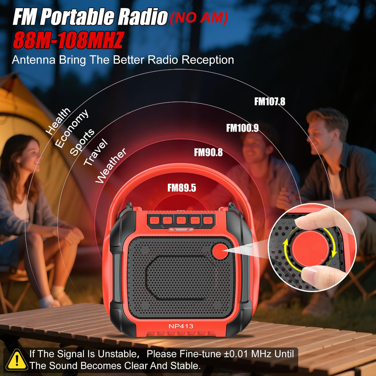 ThagBrco speaker displaying USB Type-C charging port for power
