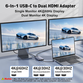 THANDBLE 100W PD port provides laptop charging while connected to peripherals.