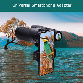 THBSBKT binoculars on a 360 degree rotatable tripod for versatile angles