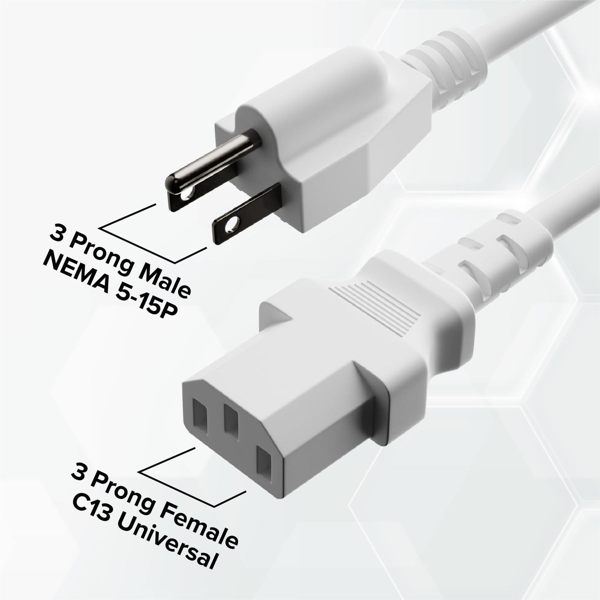 Branding on THE CIMPLE CO power cable for easy identification.