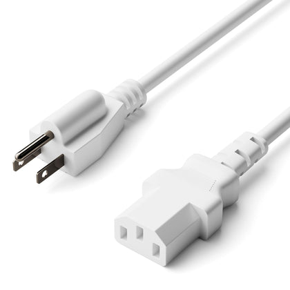 THE CIMPLE CO 12ft power cable with C13 to 5-15P connector for computers and AV setups.