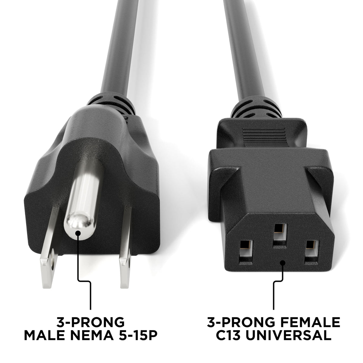 THE CIMPLE CO computer monitor power cable connected to a screen