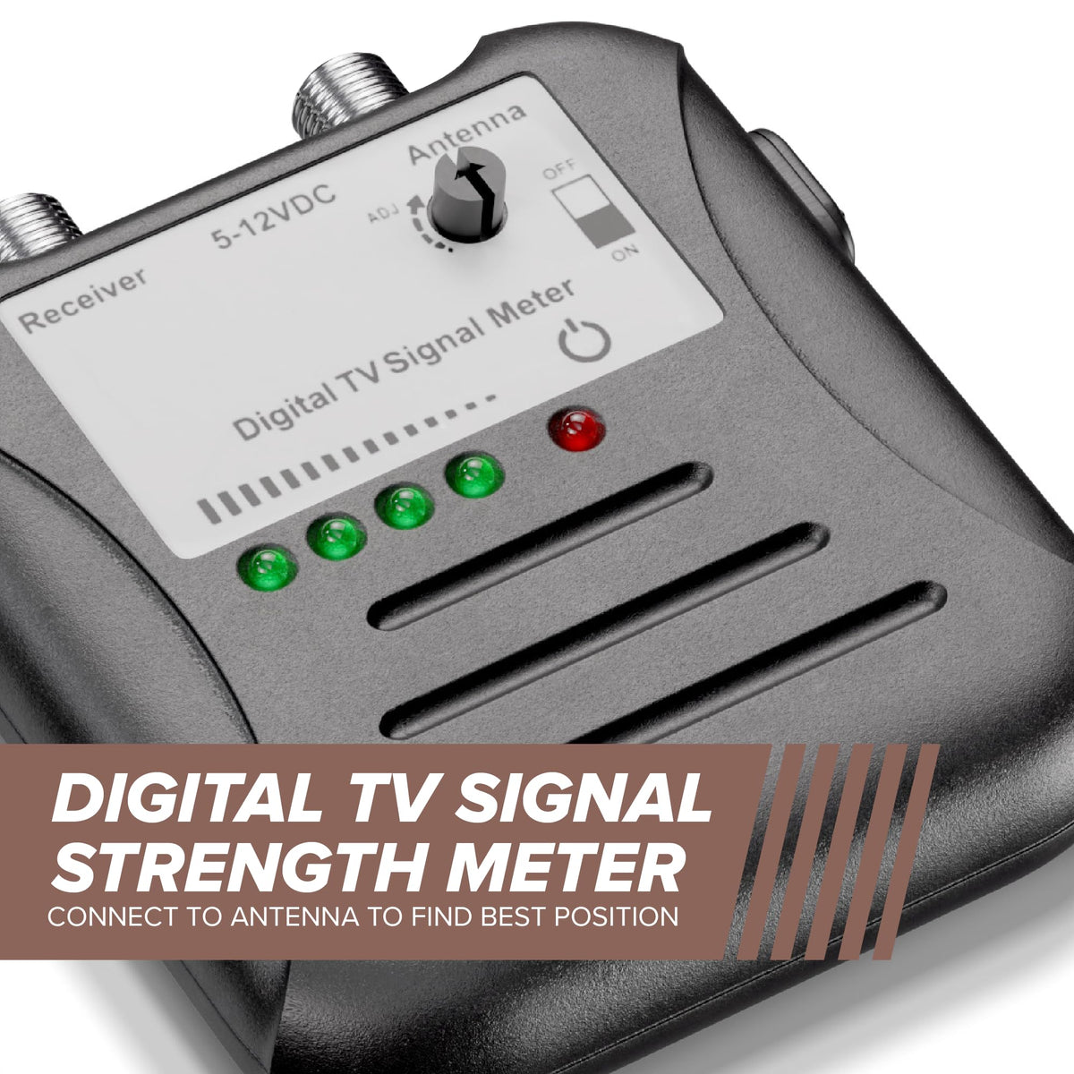 THE CIMPLE CO close-up of LED display providing instant signal feedback benefit