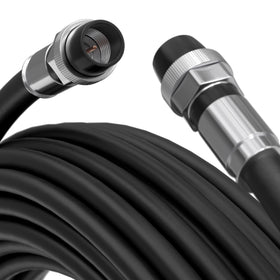 THE CIMPLE CO coiled 200 ft cable comparing length for long-distance runs