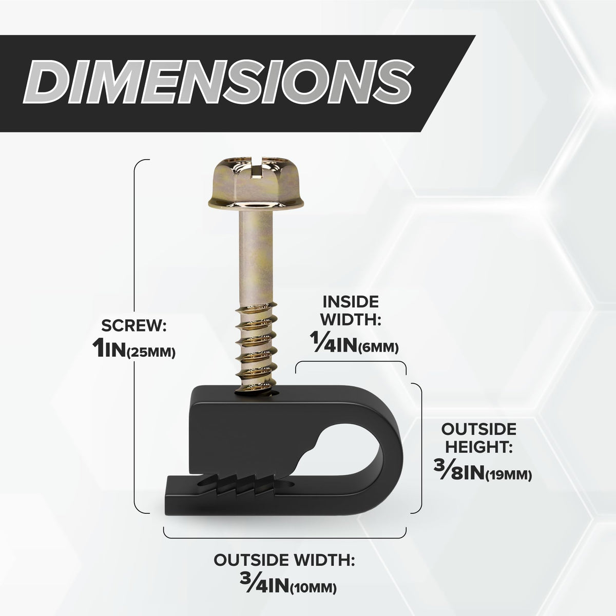 The CIMPLE CO preinstalled screws speed up mounting in any setting.
