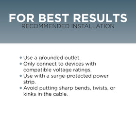 The CIMPLE CO projector and TV setup benefits from reliable C13 power.