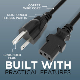 THE CIMPLE CO replacement cord for laptops and printers in use