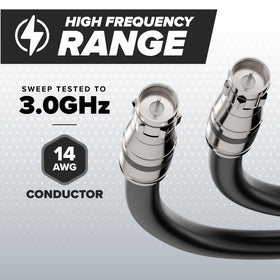 The CIMPLE CO RG11 supports 3.0 GHz sweep for digital and analog signals.