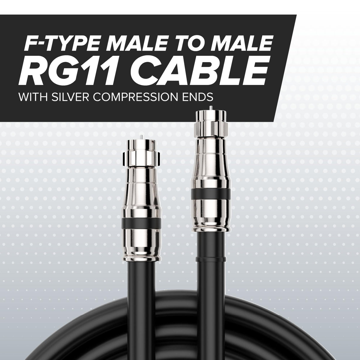 THE CIMPLE CO RG11 coaxial cable 40ft designed for indoor and outdoor use.