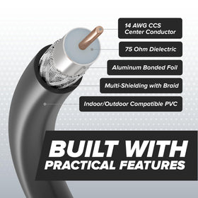 THE CIMPLE CO wall termination installed indoors showing neat, professional connections