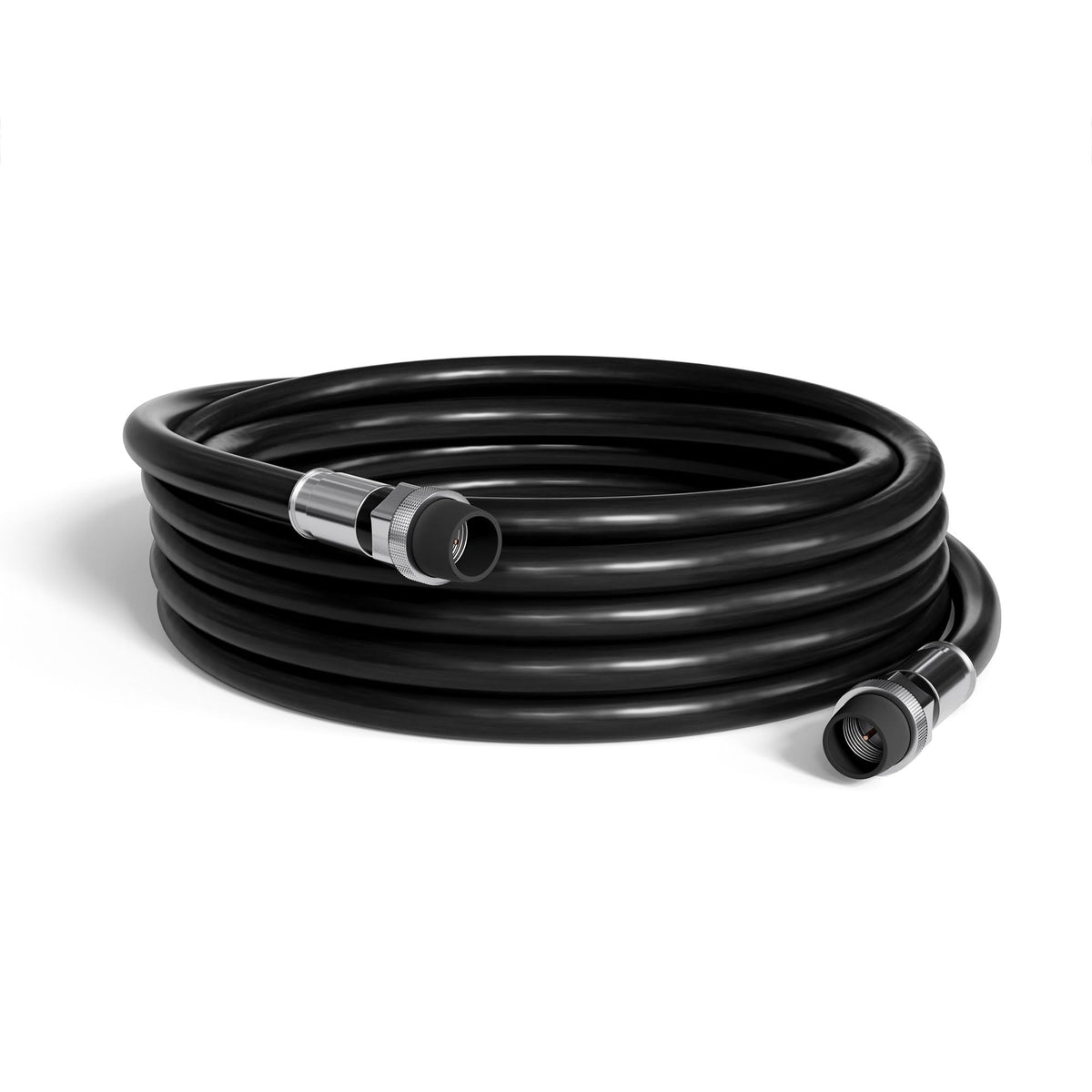 The CIMPLE CO RG6 cable 25 ft for outdoor use with durable weatherproof design.