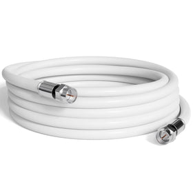 The CIMPLE CO RG6 50ft cable for versatile long-range TV and internet setups.