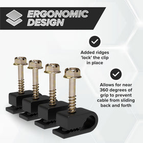 The CIMPLE CO screw-head profile enables fast, slippage-free installation.