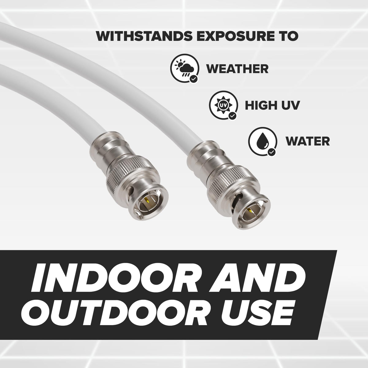 THE CIMPLE CO SDI cable maintains high-speed signals up to 3.0 GHz.