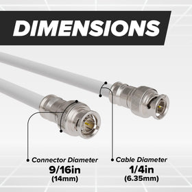 THE CIMPLE CO SDI cable supports indoor and outdoor installations with durable construction.