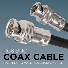 THE CIMPLE CO SDI cable 200ft with BNC connectors for secure, reliable connections.