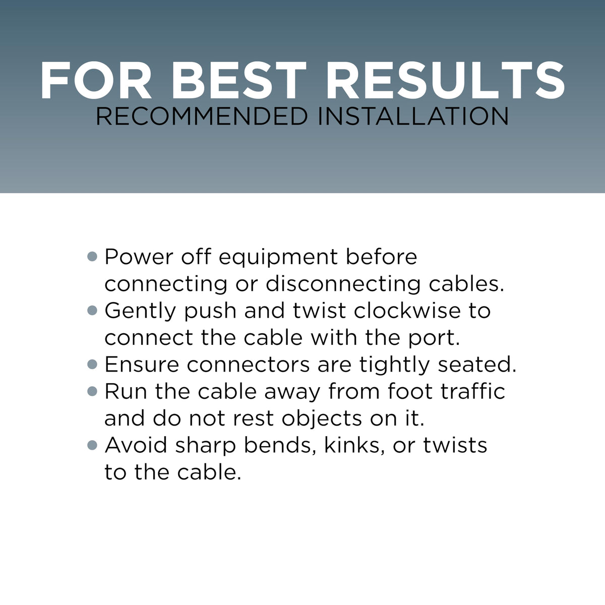 THE CIMPLE CO SDI cable 200ft weather-stabilized jacket for all-weather use.
