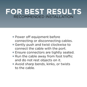THE CIMPLE CO SDI cable 75-ohm coax design for HD video