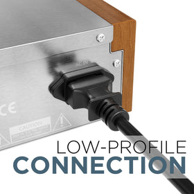 THE CIMPLE CO smooth-connection cable delivering a secure outlet contact