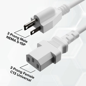 THE CIMPLE CO universal power-cord replacement for desktops, servers, and AV gear