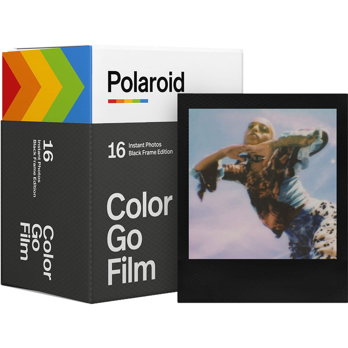 The Imaging World Polaroid Go film in use shows vivid colors for on-the-go shots.