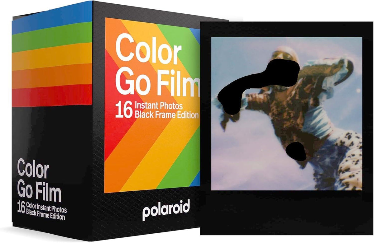 Polaroid Go color film sample image framed in white for instant nostalgia.
