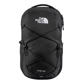 The North Face front view of Jester pack showing clean organization and quick access