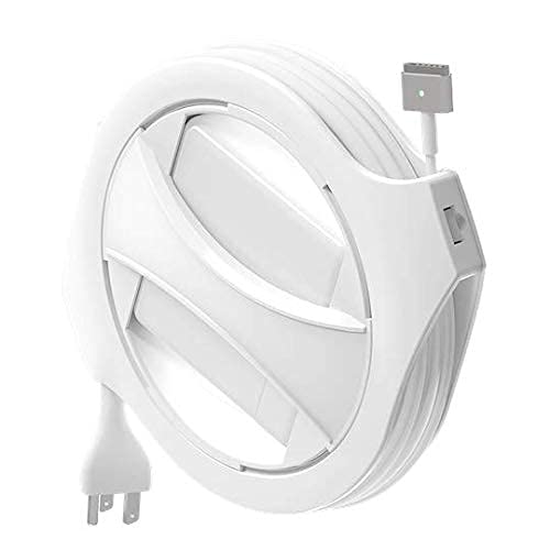 The Side Winder cord reel for tidy MacBook charger cables.