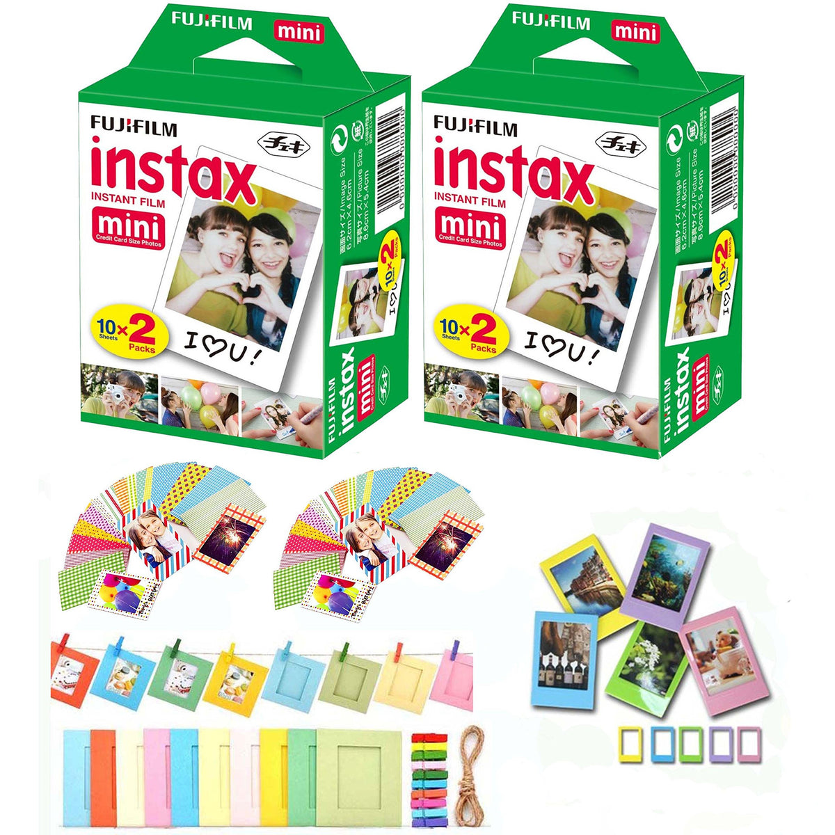 The Tech Expert Fuji Instax Mini film 40 shots delivers vivid color for instant memories
